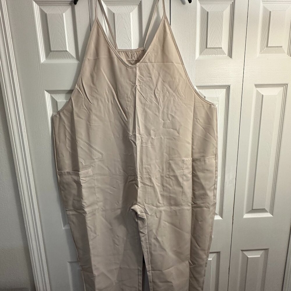 Tan Jumpsuit